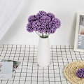 Pikkukuva 2 / 5: 10 kpl Silkki Krysanteemi Pallo Kimput Hortensia Häihin Purple