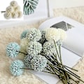 Miniatyrbilde 5 av 5: 6 stk. kunstige blomster, falske blomster silke plast kunstig hortensia