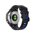 Pikkukuva 2 / 5: Musta Sininen Musta Sininen yhteensopiva Garmin Fenix 6s -rannekkeen kanssa