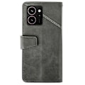 Miniatyrbillede 5 af 5: Til Hmd Skyline Etui Læder Wallet Telefon Cover Stativ Kalvetekstur Grey