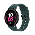 Miniatyrbillede 5 af 5: Mørkegrøn Mørkegrøn kompatibel med Huawei Watch Gt 2 42mm Urrem med Sort Spænde med Sort Spænde