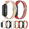 Miniatyrbillede 3 af 3: Regnbuefarvet Loop Nylon Urrem kompatibel med Xiaomi Mi Band 8