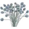 Miniatyrbillede 1 af 5: 20 stk. Kunstige Tørrede Craspedia Blomster Falske Tørrede Billy Button Kugleblomster til Hjemmekontor Fest DIY Bryllupsdekoration (Blå) Blue