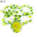 Miniatyrbillede 5 af 5: 2,2 m Kunstige Fake Blomster Efeu Blad Ranke Bryllup Hængende Guirlande Plantedekoration #b-6