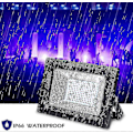 Miniatyrbillede 3 af 4: [2 Stk.] LED Sortlys Spotlight, Lunsy UV Floodlight 30W Sortlyslampe Festlys, IP66 Vandtæt Fluorescerende Blacklight Med 150 LEDs UV Lys F