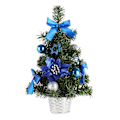 Miniatyrbilde 1 av 5: Kunstig juletre 3D Fargerikt DIY Skinnende Lite Juletre Juleutstyr Royal Blue