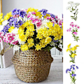 Miniatyrbillede 2 af 5: 1 stk. Kunstig Chrysanthemum Have Fake Blomst DIY Bryllupsfest Hjemmeindretning