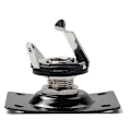 Miniatyrbilde 3 av 5: Sort Firkantet Gitar Bass Utgang Jack Plate 1/4'' for Elektrisk Gitar