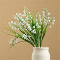 Miniatyrbillede 3 af 5: 2 stk. Elegante Realistiske Kunstige Blomster Levende Ingen Vandbehov Plast Simulation Convallariae