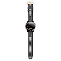 Miniatyrbillede 2 af 5: Sort Sort Rosaguld Spænde Silikonerem kompatibel med Garmin Fenix 6s