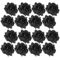 Miniatyrbillede 3 af 3: 50 stk. Kunstig Bryllupsbuket Rose Blomst Til- Bryllup Sorte Kunstige Roser Silke Blomsterhoveder Bulk Sorte Roser Falske Roser