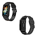 Miniatyrbillede 2 af 5: Sort Sort TPU Urrem kompatibel med Huawei Band 7 / 6 / Honor Band 6