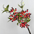 Miniatyrbild 6 av 6: Mini Falskt Granatäpple Frukt Juldekor Bröllop Hem Vardagsrum Bär Falsk Blomma Ornament Four small pomegranates orange