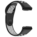 Miniatyrbillede 4 af 5: Sort Grå Sort Grå Silikone Urrem kompatibel med Redmi Watch 3 Lite / Watch 3 Active