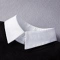 Miniatyrbilde 5 av 5: Dame falsk krage Avtakbar genser skjorte Allsidig (White Stripes) pointed collar