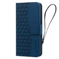 Etui til iPhone 16 blå business Diamond Flip Wallet med kortholder magnetisk