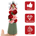 Miniatyrbilde 4 av 4: 4 stk. Blomsterleire DIY Kjegleform Blomsterleire Blomster DIY Materiale Blomsterarrangement Materiale