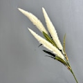Miniatyrbillede 1 af 5: Multi-Hoved Rør Kolbe Efterårsfarve Kunstige Blomster til Boligindretning & Filmrekvisitter Single foxtail grass white