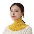 Miniatyrbilde 1 av 5: Dame falsk krage Avtakbar halv Varm Cervical Support Soli Red