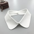 Miniatyrbilde 5 av 5: Dame falsk krage Avtakbar halv Allsidig Avtakbar Pe Black pointed collar