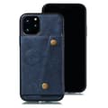 Fodral för iPhone 13PRO MAX blå Bil korthållare stativ Full-Body läder