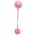 Miniatyrbild 1 av 5: Sugpropp Hundleksak Tuggleksak Molar Sfärisk Läcker Sucker Bell Hundrep Leksaksboll för Hundar, Rosa