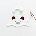 Miniatyrbilde 1 av 5: Dame falsk krage Avtakbar halv Bib Bomull Forkle Waterp Bear White
