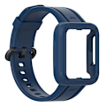 Miniatyrbillede 2 af 5: Mørkeblå Mørkeblå Silikone Urrem kompatibel med Xiaomi Mi Watch 2 Lite