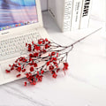 Miniatyrbillede 5 af 5: Gule Brudeslør Blomster Bulk Kunstige Blomster 19,8 cm Gypsophila Bryllupsblomster Falsk Brudeslør Buket Red