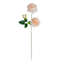 Miniatyrbillede 9 af 10: 1 STK 3 Hoveder Rose Silke Kunstig Pæon Blomst til Hjem Bryllup Væg Blomsterdekoration Blomsterfest Red