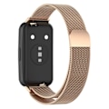 Pikkukuva 3 / 5: Ruusukullanvärinen Milan Metal Magnetic -ranneke yhteensopiva Huawei Band 7 / 7 Nfc:n kanssa