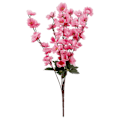 Miniatyrbilde 5 av 5: 57cm 7-grenet simulert stor ferskenblomstgren, hjemmedekorasjonsblomst, plastikk kunstig blomsterbukett pink