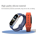 Miniatyrbillede 2 af 5: Armygrøn Sølv Armygrøn Sølv Silikone Urrem kompatibel med Xiaomi Mi Band 6 / 5