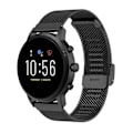 Miniatyrbillede 5 af 5: Sort Sort Metal Stål Mesh Rem kompatibel med Huawei Watch 3
