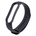 Pikkukuva 1 / 5: Musta Musta yhteensopiva Xiaomi Mi Band 6 / 5 Universal silikoni kellon ranneke