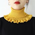 Miniatyrbilde 1 av 4: Dame falsk krage Avtakbar halv Cervical Support Varmende Singe yellow
