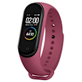 Miniatyrbillede 2 af 5: Vinrød Vinrød kompatibel med Xiaomi Mi Band 6 (ca8856) Silikone Urrem