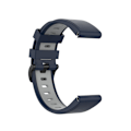 Miniatyrbilde 3 av 5: Midnattsblå Grå Midnattsblå Grå 22mm Tofarget Silikon Klokkereim kompatibel med Garmin Fenix 7 / Epix