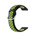 Miniatyrbillede 1 af 5: Sort Limegrøn Sort Limegrøn kompatibel med Huawei Watch 3 / 3 Pro silikone urrem
