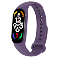 Miniatyrbild 1 av 5: Lila Lila Silikon Armband kompatibelt med Xiaomi Mi Band 7 kompatibelt med Xiaomi Mi Band 7 / 7nfc / 6 / 6 Nfc / 5 / 5 Nfc / Amazfit Band 5