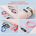 Miniatyrbillede 4 af 5: Sort Sort kompatibel med Xiaomi Mi Band Nylon Urrem, Størrelse: xs 140mm Xs 140mm