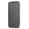 Etui til iPhone 16 sort Flip Ultratynd pung med kortholder