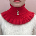 Miniatyrbilde 5 av 5: Dame falsk krage Skjerf Vinter Varm Hals Gaiter Cervical N Red