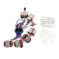 Miniatyrbild 3 av 5: Gitarrkretskabelsats med 500K Potentiometer Växelströmbrytare Svart Black