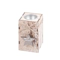 Miniatyrbilde 1 av 3: Mini Telysholdere i Tre - Rustikke 7x12cm Holdere