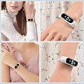 Miniatyrbillede 5 af 5: Rød Sort Rød Sort kompatibel med Xiaomi Mi Band Nylon Urrem, Størrelse: xs 140mm Xs 140mm
