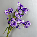 Miniatyrbillede 4 af 6: Iris Kunstig Blomst Alice Falsk Blomst Enkelt Stilk Bryllupsdekoration Alice Iris Purple