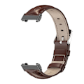 Miniatyrbild 2 av 5: Klockarmband i äkta läder kompatibelt med Xiaomi Mi Band 7 Pro