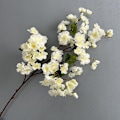 Miniatyrbillede 3 af 6: Kunstige Kirsebærblomstgrene Store Falske Blomster Bryllupsdekoration Hjem Rose Red