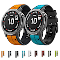 Miniatyrbillede 3 af 5: Lime Sort Lime Sort Silikone Sportsurrem kompatibel med Garmin Epix Gen2